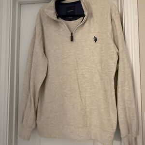 U.S. Polo Assn. Men’s Quarter Zip Pullover size large